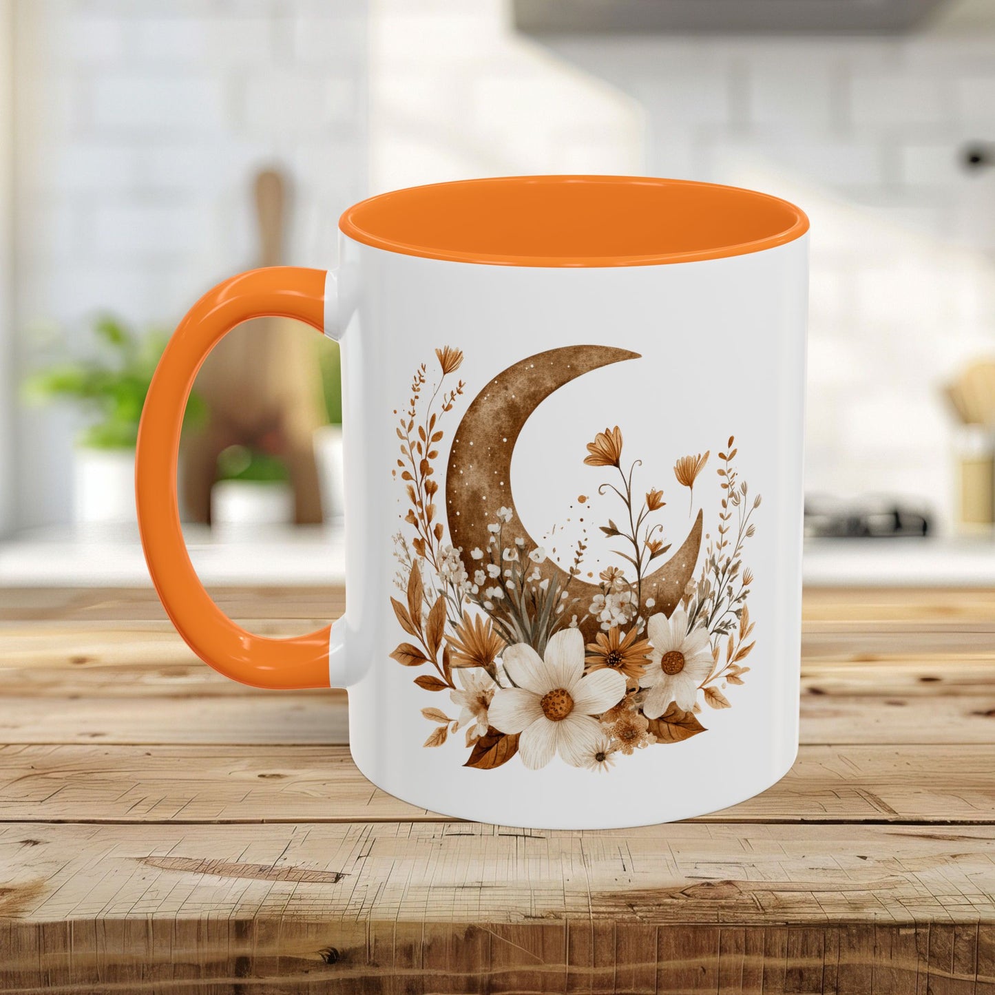 Autumn Floral Harvest Moon Mug (11/15oz)