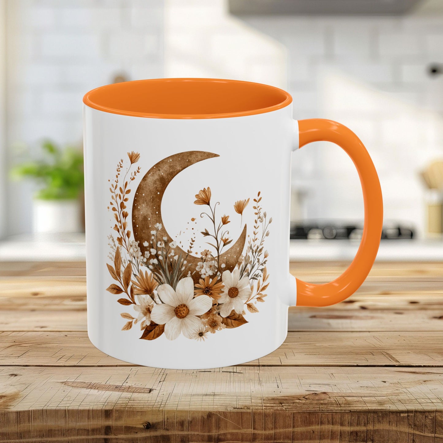 Autumn Floral Harvest Moon Mug (11/15oz)