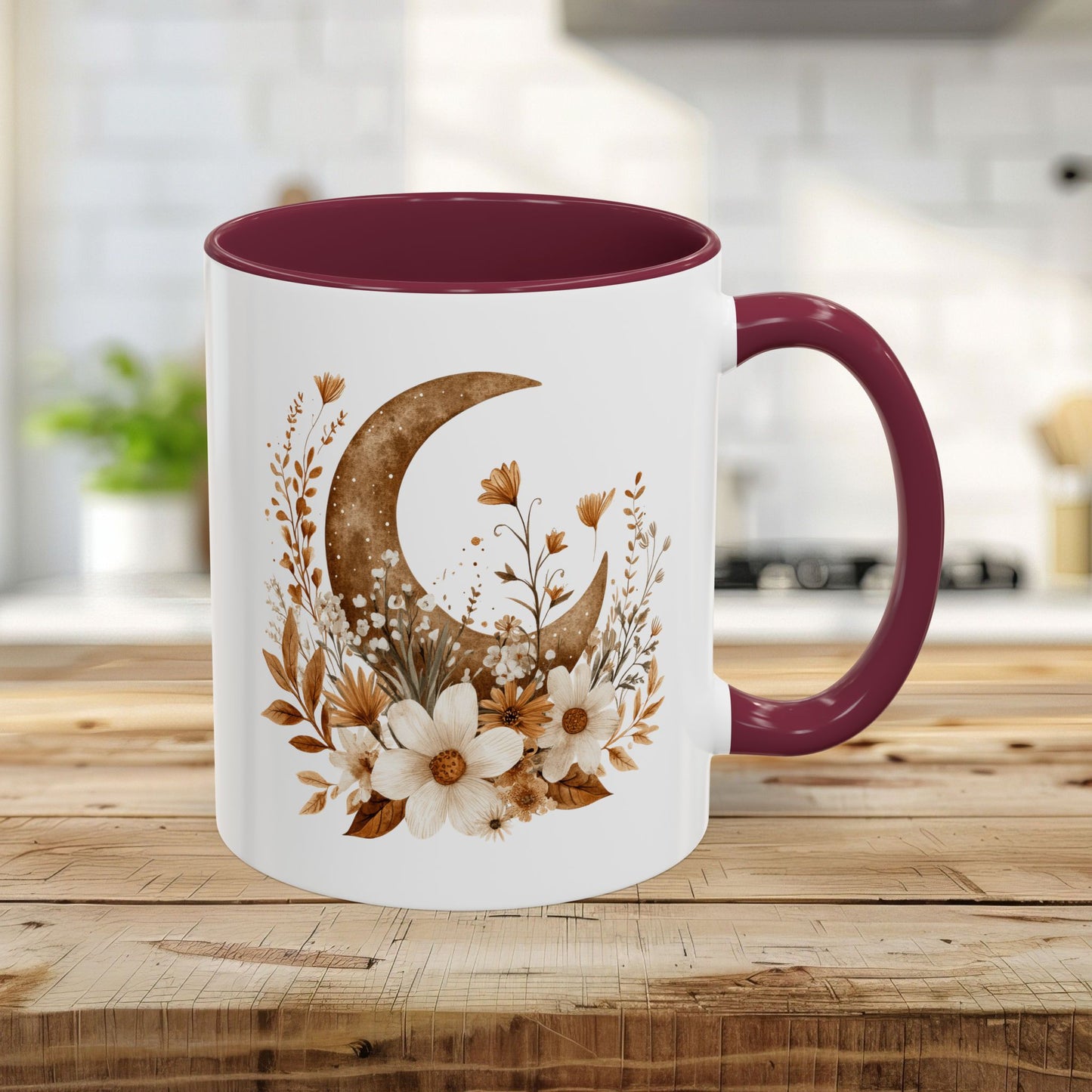 Autumn Floral Harvest Moon Mug (11/15oz)