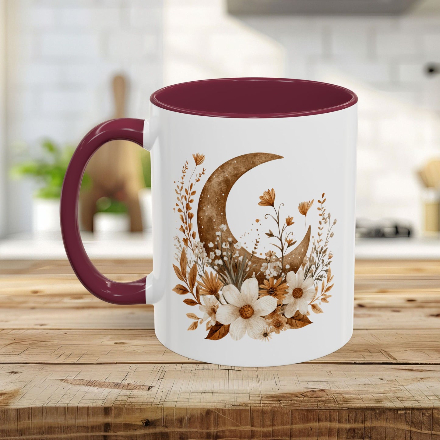 Autumn Floral Harvest Moon Mug (11/15oz)