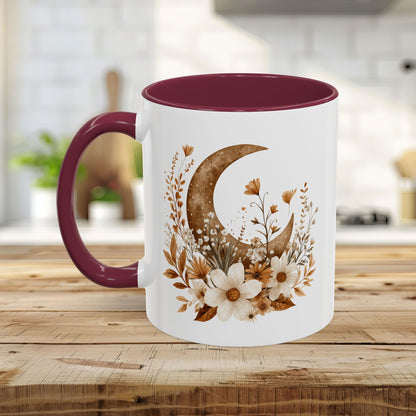 Autumn Floral Harvest Moon Mug (11/15oz)
