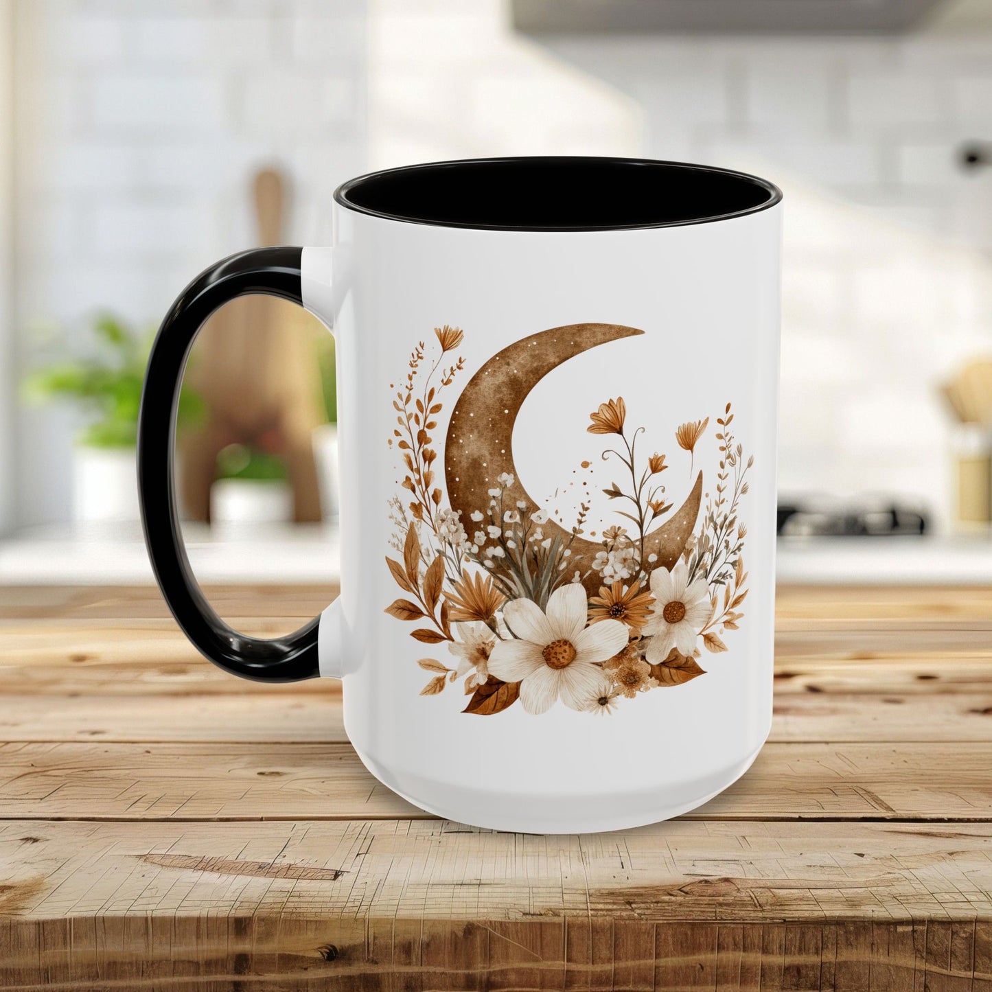 Autumn Floral Harvest Moon Mug (11/15oz)
