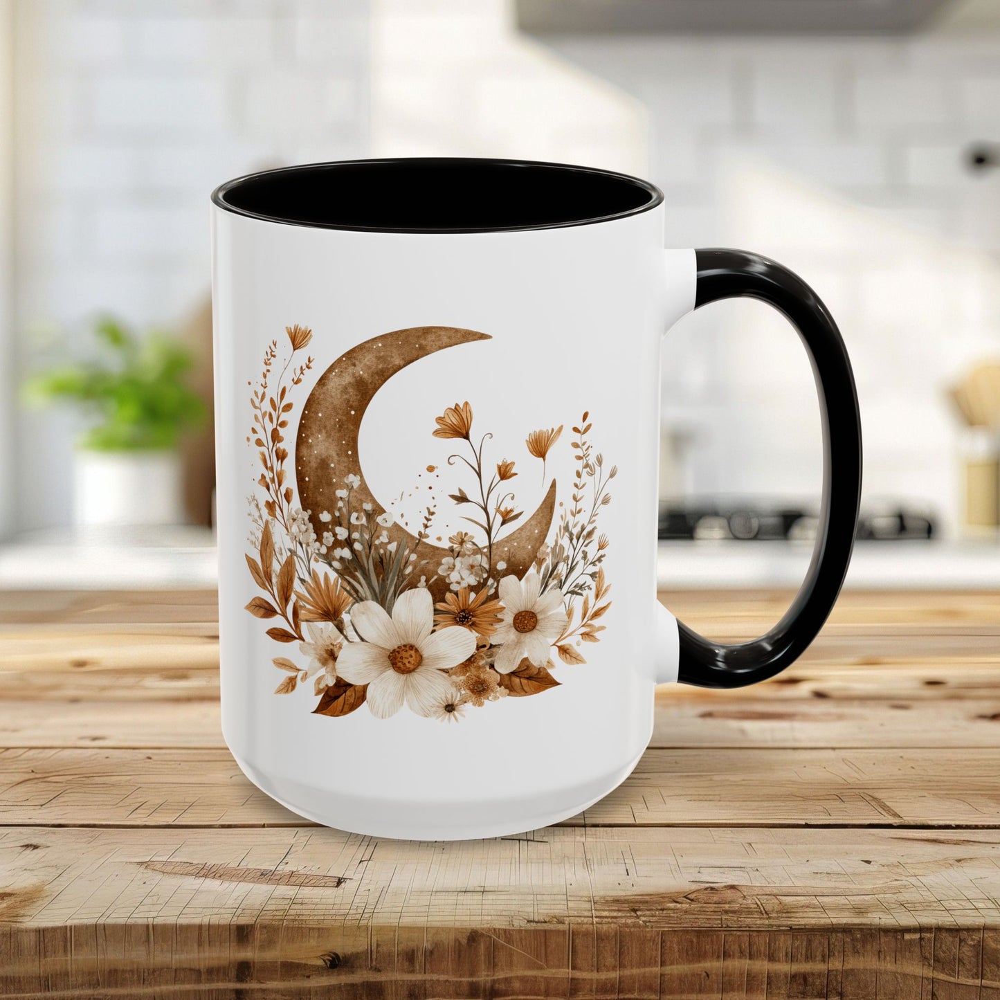 Autumn Floral Harvest Moon Mug (11/15oz)