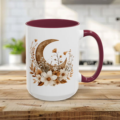 Autumn Floral Harvest Moon Mug (11/15oz)