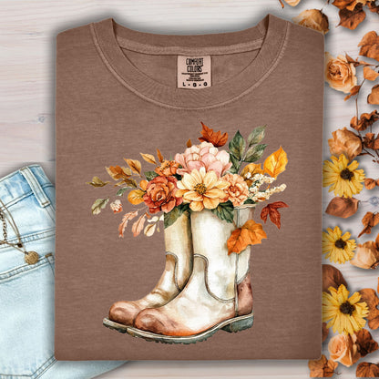 Autumn Gardening Boots T-Shirt