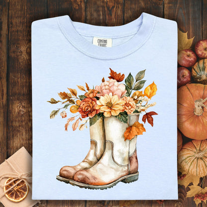 Autumn Gardening Boots T-Shirt