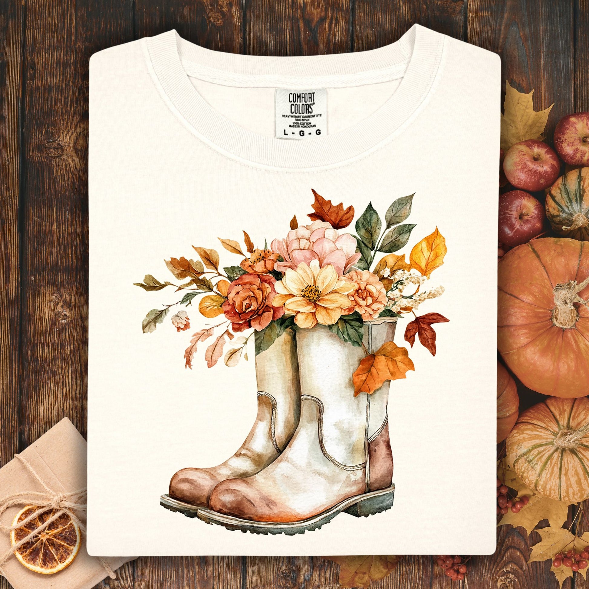 Autumn Gardening Boots T-Shirt