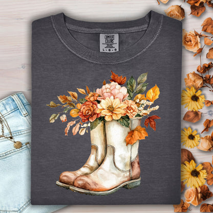 Autumn Gardening Boots T-Shirt