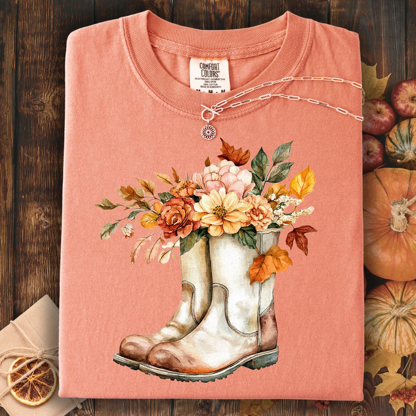 Autumn Gardening Boots T-Shirt