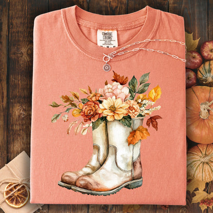 Autumn Gardening Boots T-Shirt