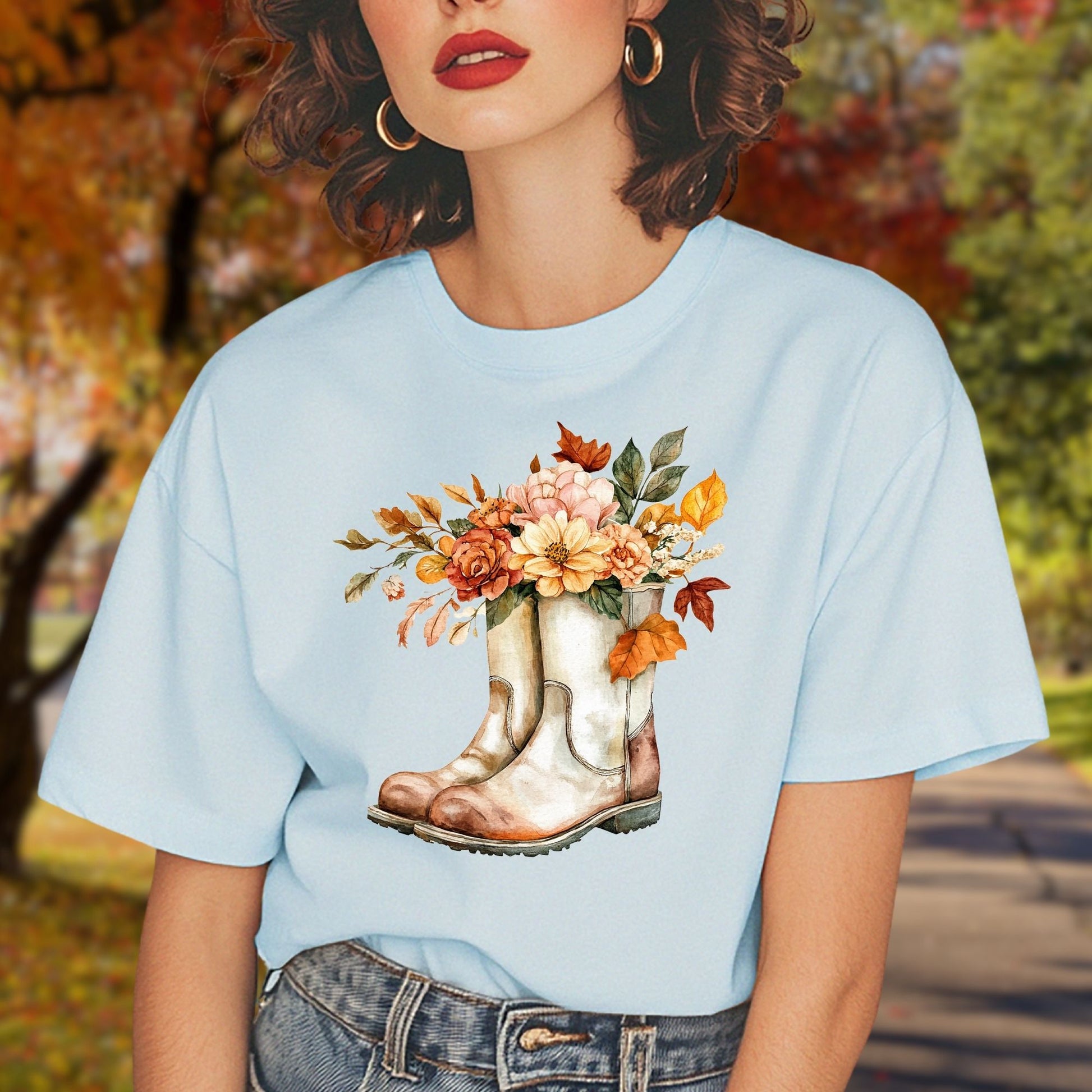 Autumn Gardening Boots T-Shirt