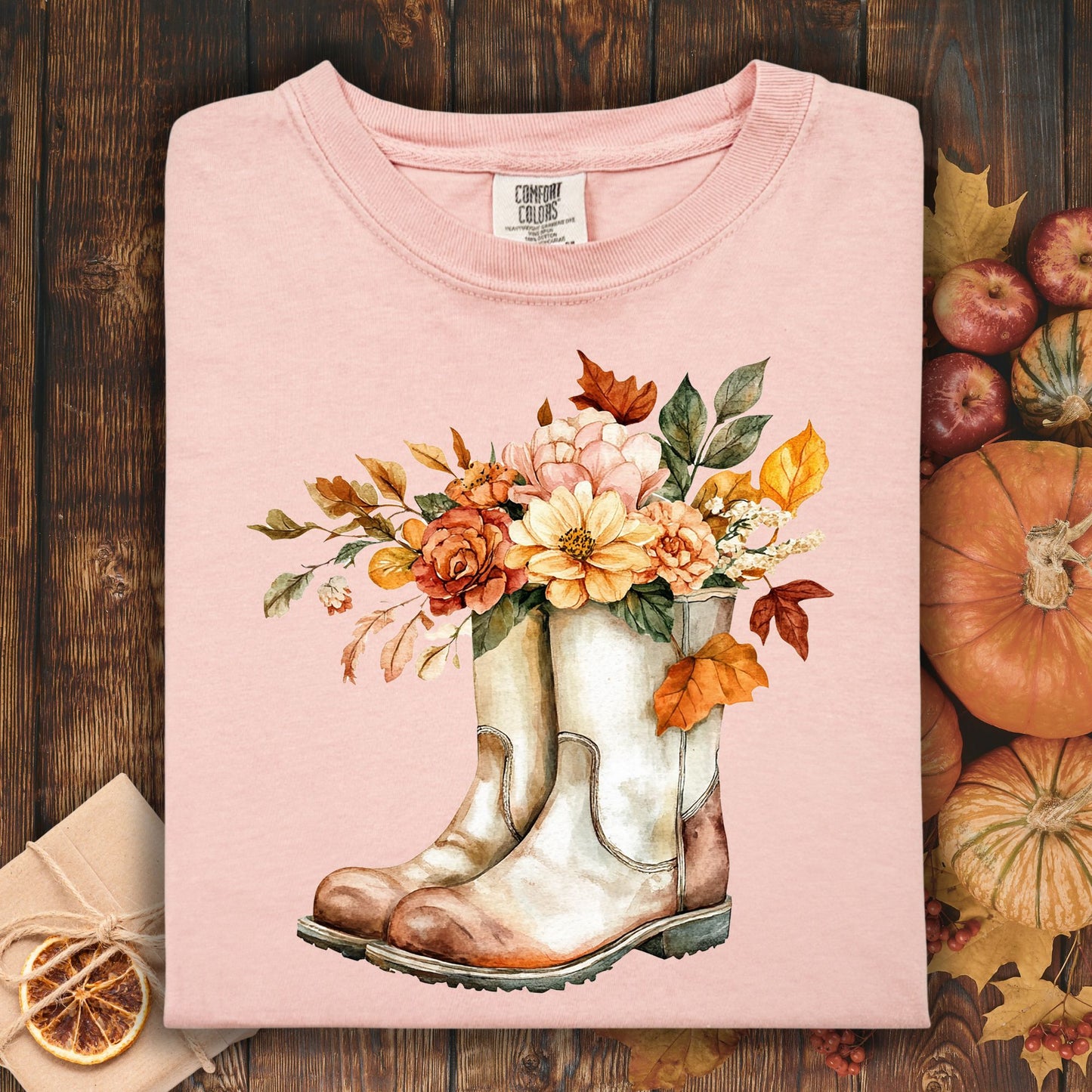 Autumn Gardening Boots T-Shirt