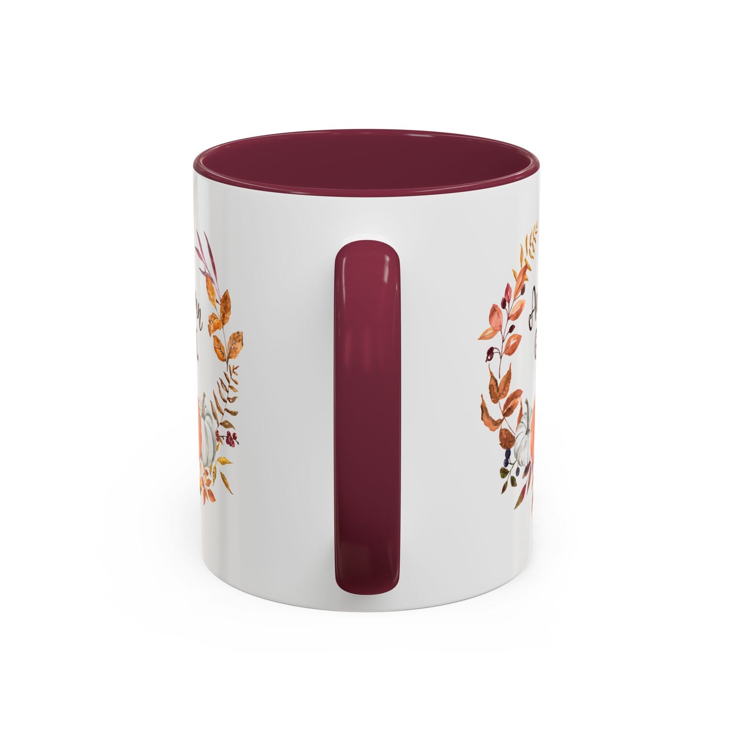 Autumn Girl Floral Pumpkin Mug (11/15oz)