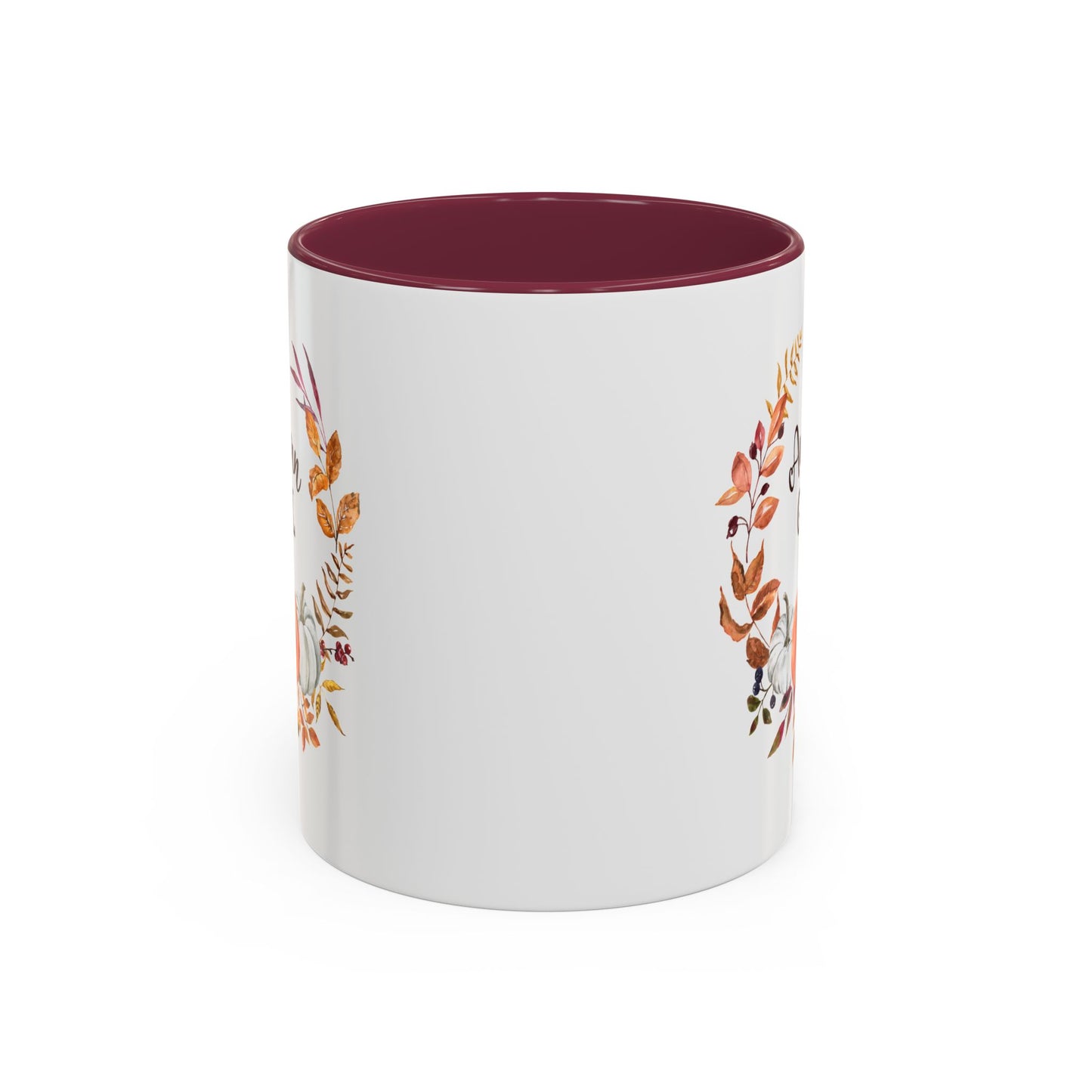 Autumn Girl Floral Pumpkin Mug (11/15oz)