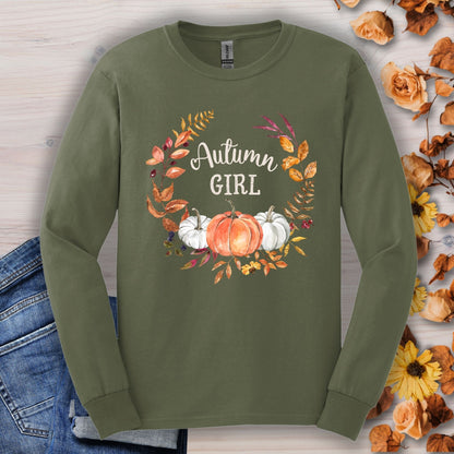 Autumn Girl Long Sleeve Tee