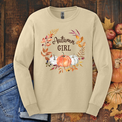 Autumn Girl Long Sleeve Tee