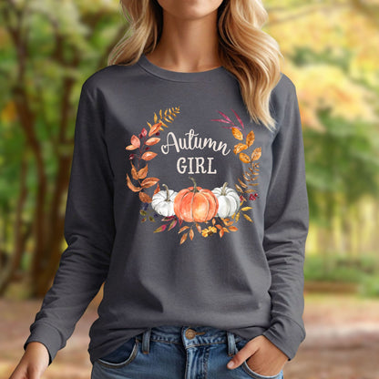 Autumn Girl Long Sleeve Tee