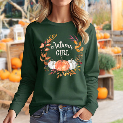 Autumn Girl Long Sleeve Tee