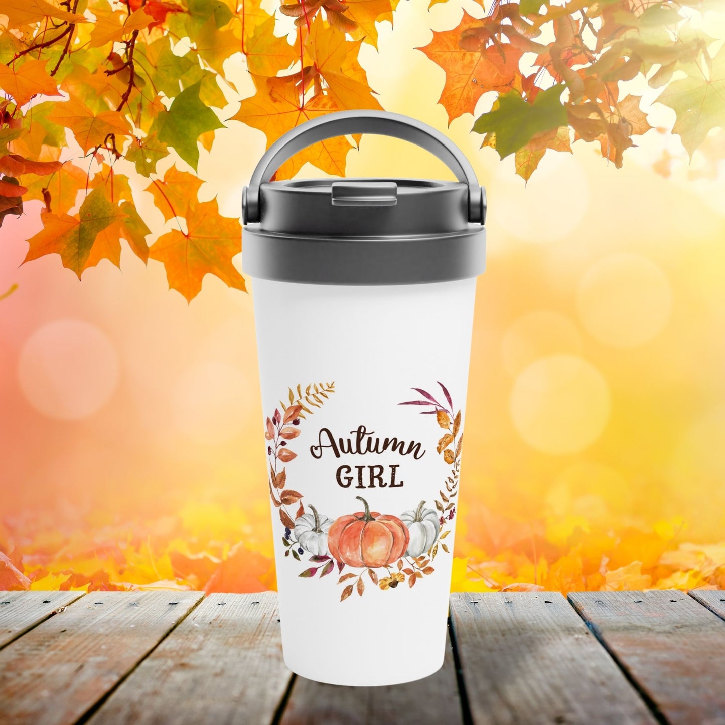 Autumn Girl Thermos