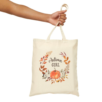 Autumn Girl Tote Bag