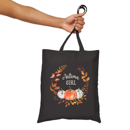 Autumn Girl Tote Bag