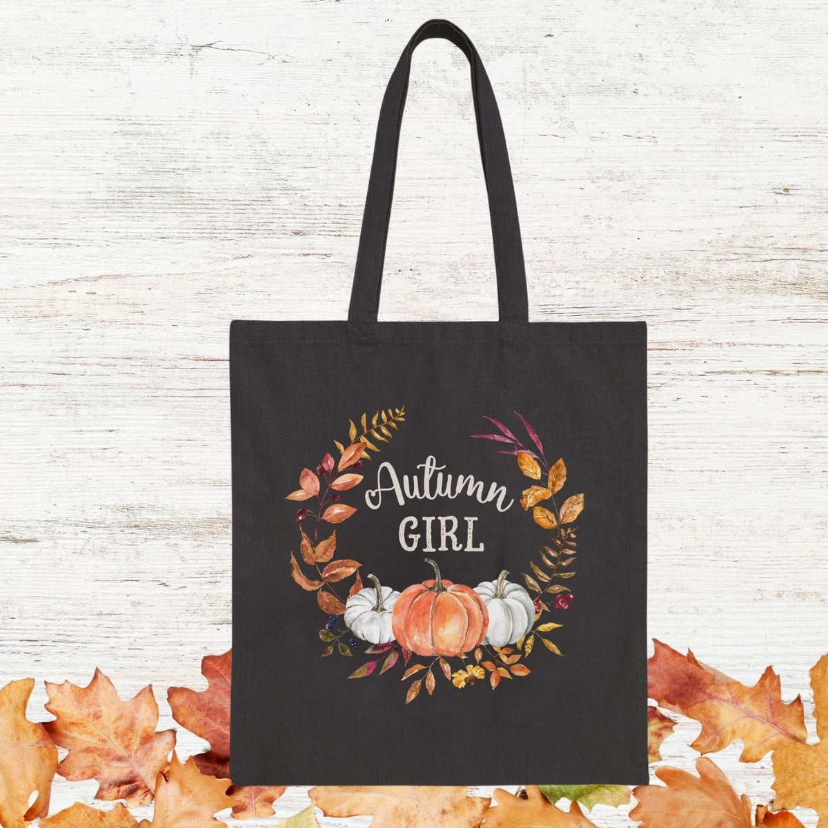Autumn Girl Tote Bag