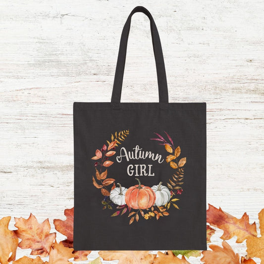 Autumn Girl Tote Bag
