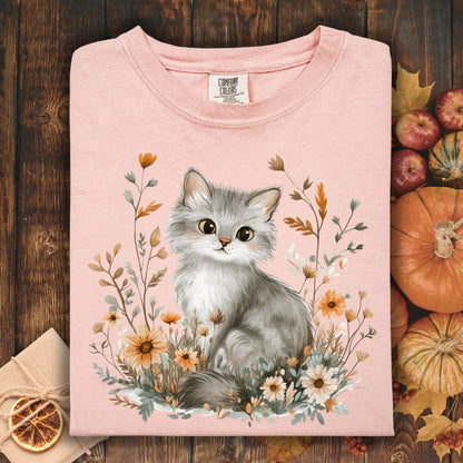 Autumn Grey Kitty T-Shirt