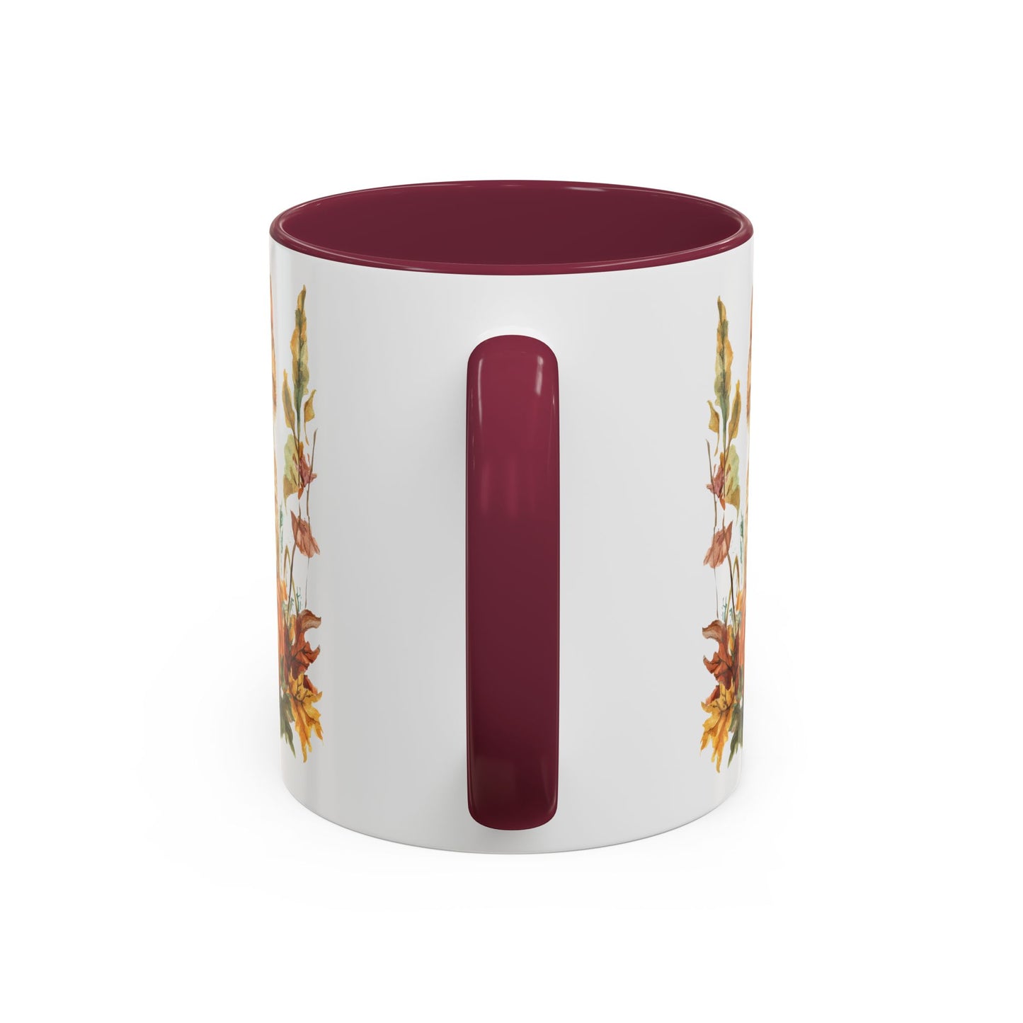Autumn Kitten Pumpkin & Foliage Mug (11/15oz)