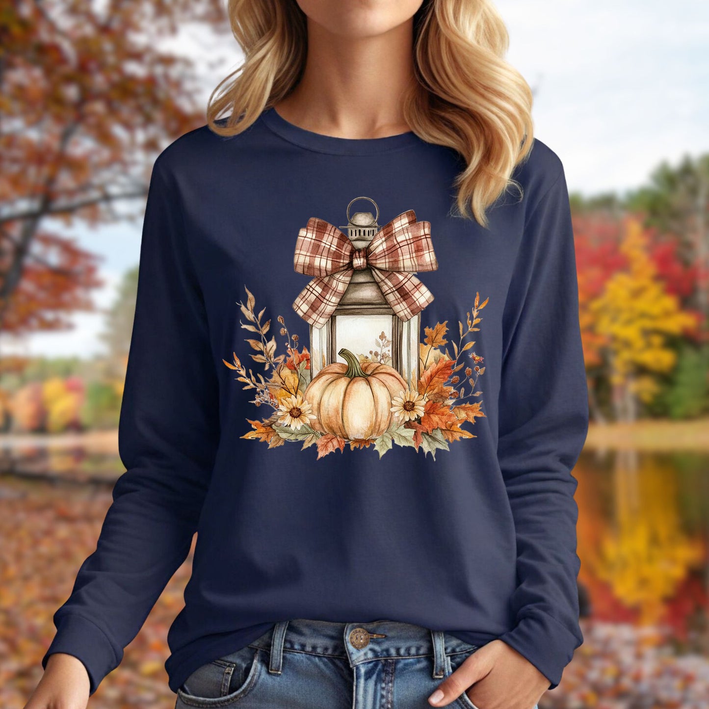 Autumn Lantern Long Sleeve Tee