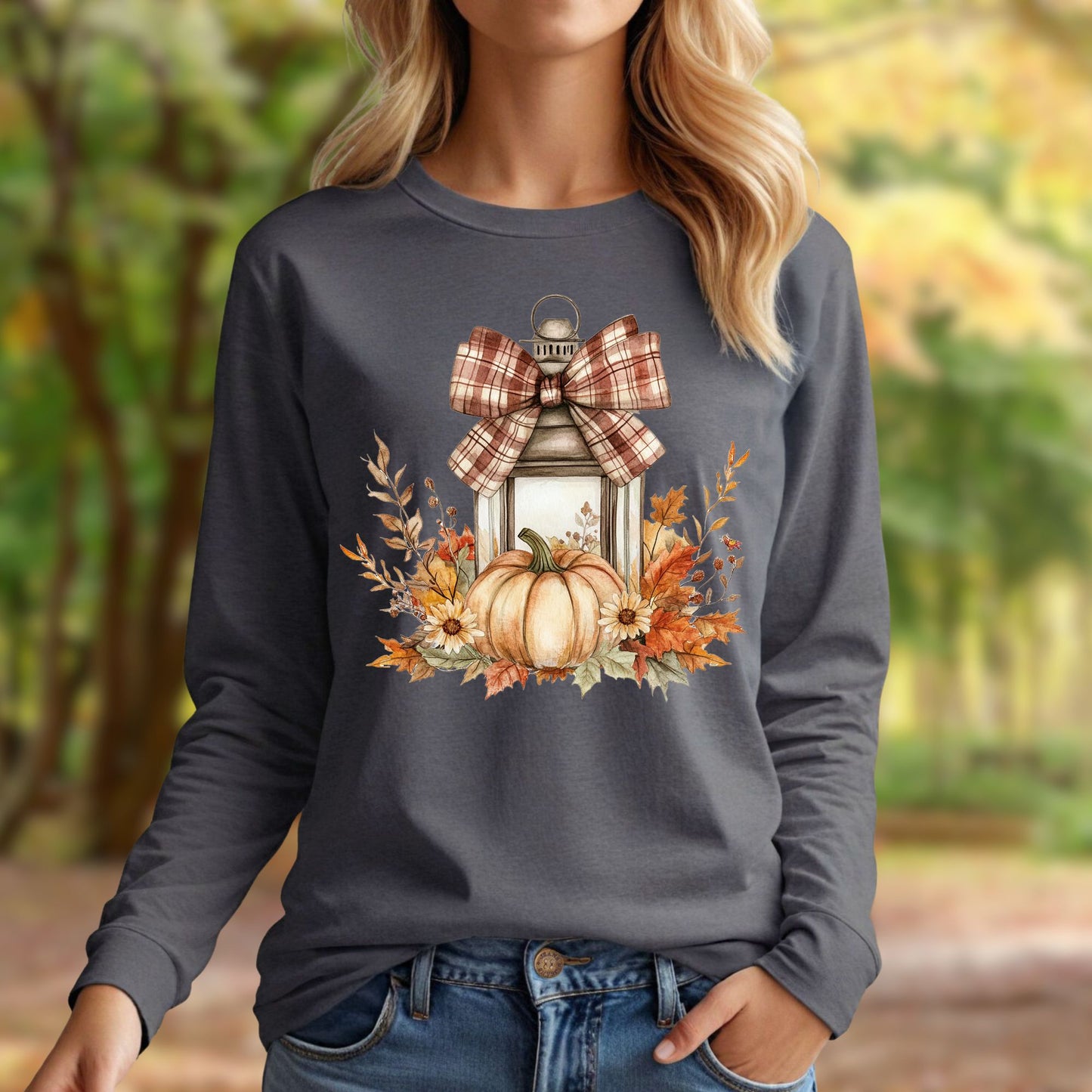 Autumn Lantern Long Sleeve Tee