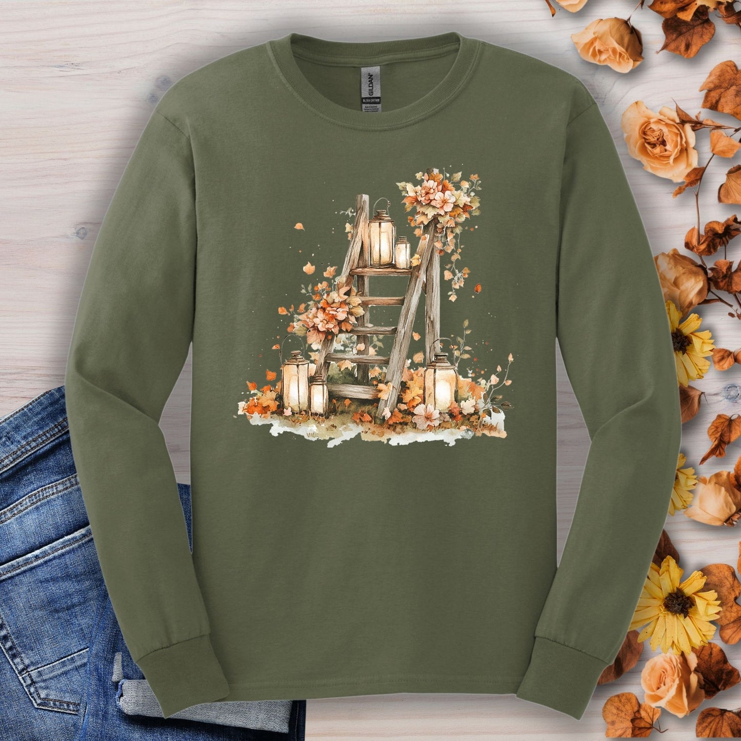 Autumn Lanterns Long Sleeve Tee