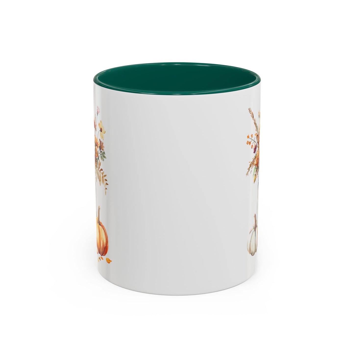 Autumn Mason Jar Bouquet & Pumpkins Mug (11/15oz)