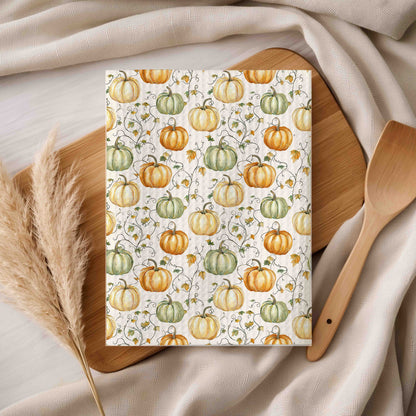 Autumn Pumpkin Harvest Tea Towel