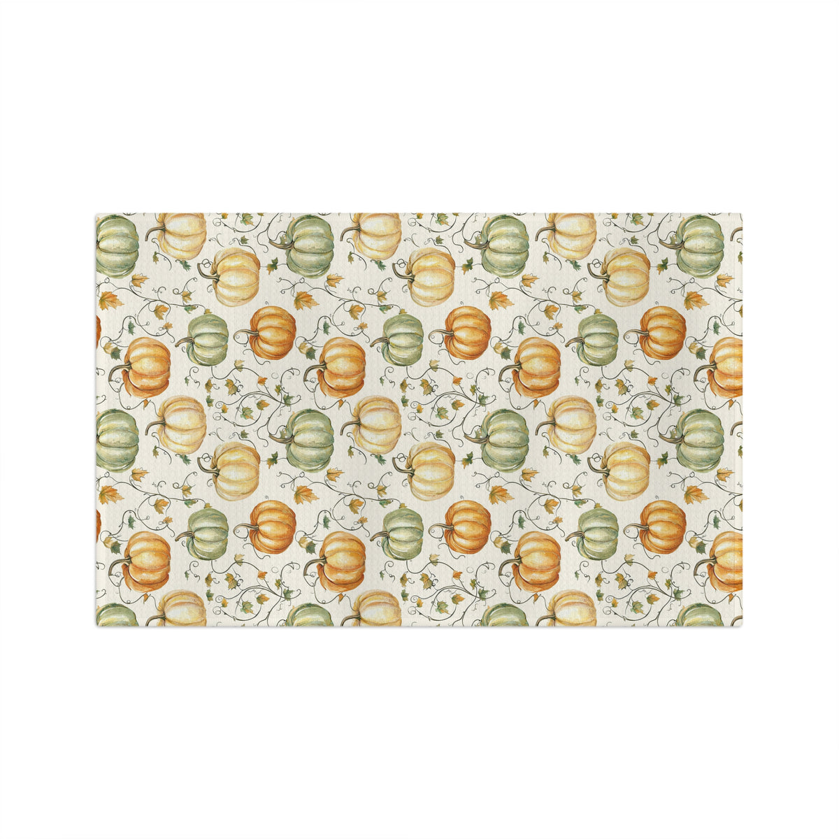 Autumn Pumpkin Harvest Tea Towel
