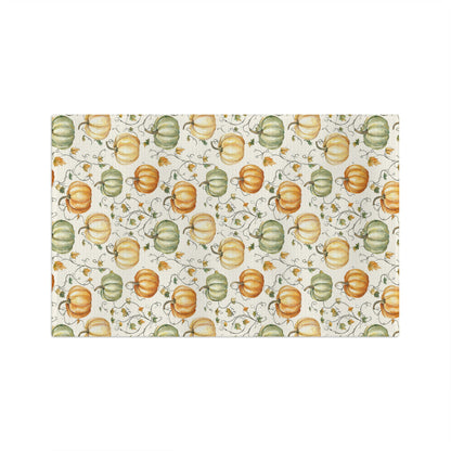 Autumn Pumpkin Harvest Tea Towel