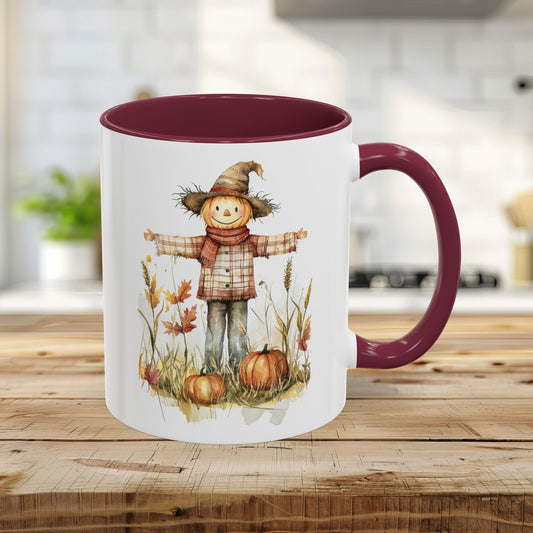Autumn Scarecrow Pumpkin Mug (11/15oz)
