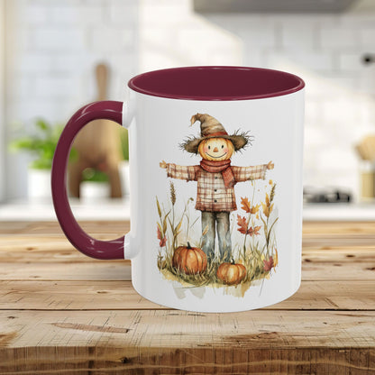 Autumn Scarecrow & Pumpkins Mug (11/15oz)