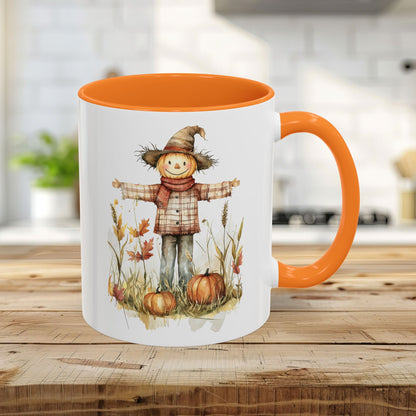 Autumn Scarecrow & Pumpkins Mug (11/15oz)
