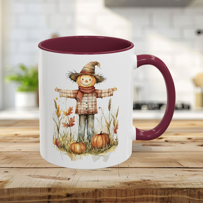 Autumn Scarecrow & Pumpkins Mug (11/15oz)