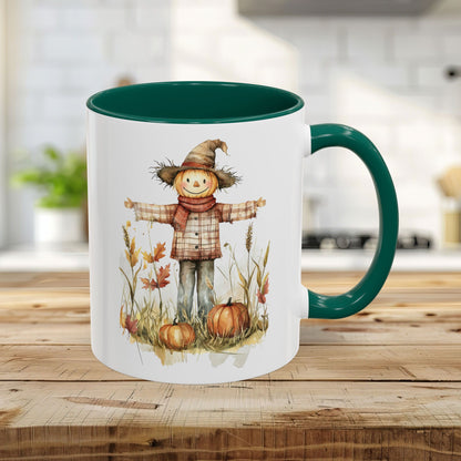 Autumn Scarecrow & Pumpkins Mug (11/15oz)