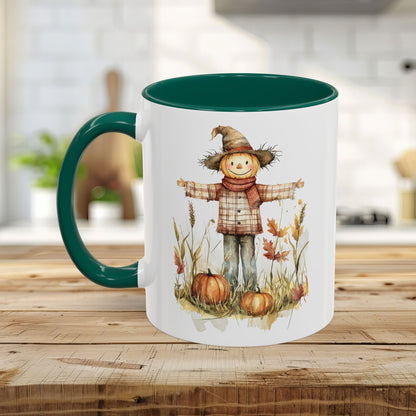 Autumn Scarecrow & Pumpkins Mug (11/15oz)