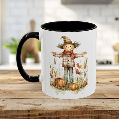 Autumn Scarecrow & Pumpkins Mug (11/15oz)