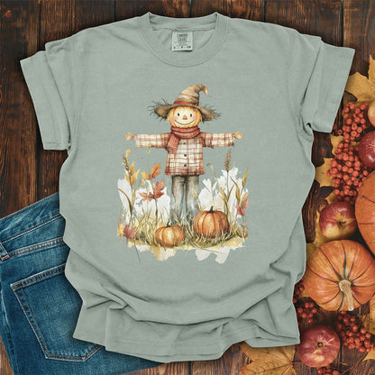 Autumn Scarecrow & Pumpkins T-Shirt