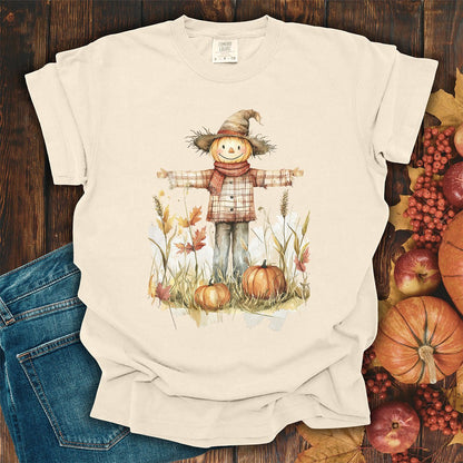 Autumn Scarecrow & Pumpkins T-Shirt