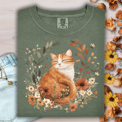 Autumn Tabby Cat T-Shirt