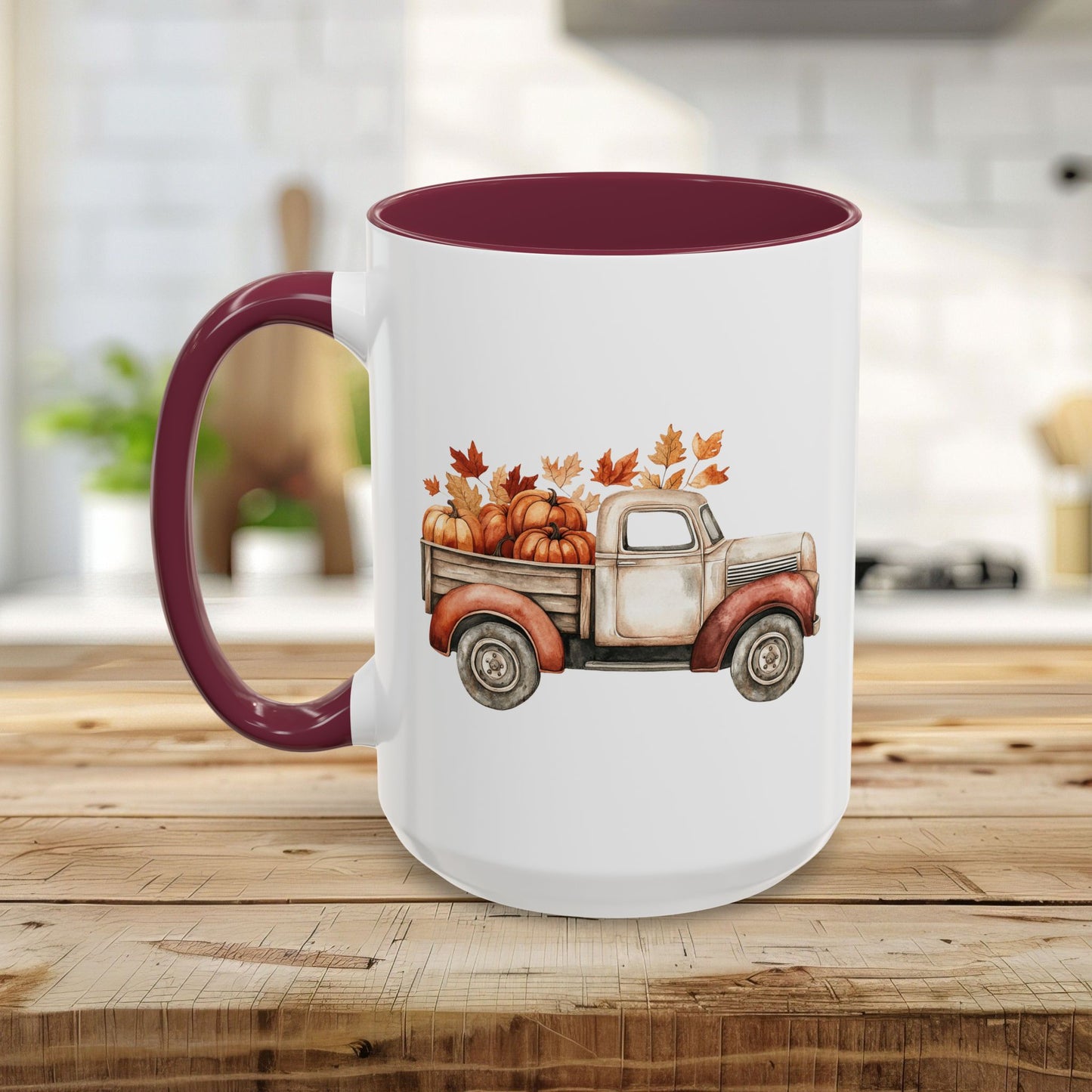 Autumn Vintage Farm Truck Mug (11/15oz)