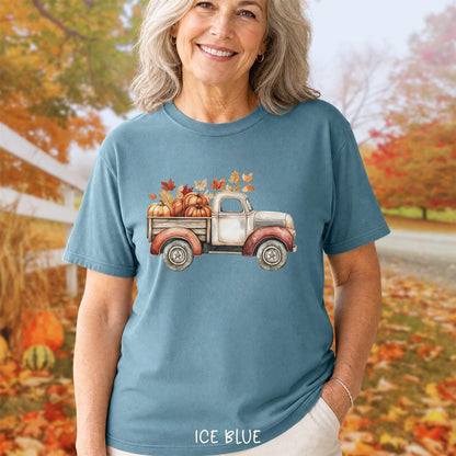 Autumn Vintage Farm Truck T-Shirt