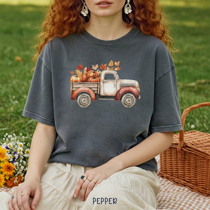 Autumn Vintage Farm Truck T-Shirt