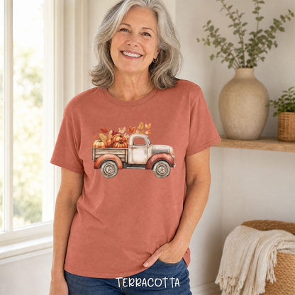 Autumn Vintage Farm Truck T-Shirt